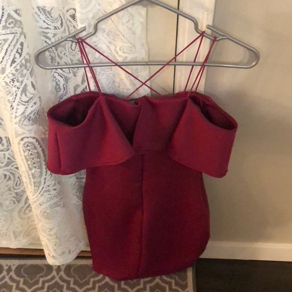 Maroon Guess dress - Picture 2 of 3